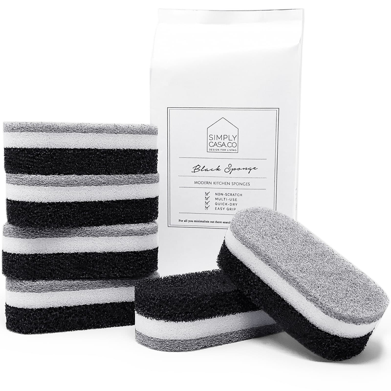 SimplyCasa Modern Kitchen Sponge 6-Pack